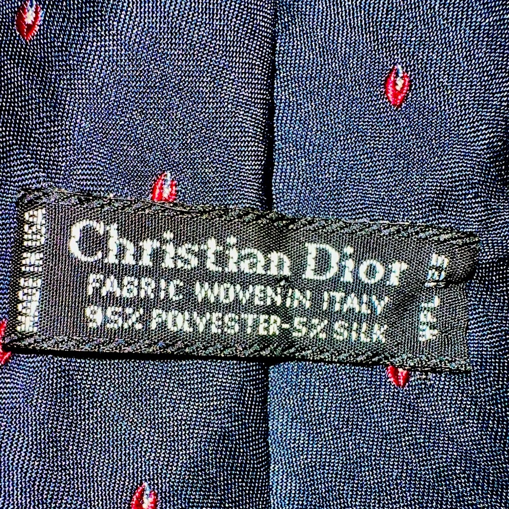 80s Christian Dior men's tie necktie